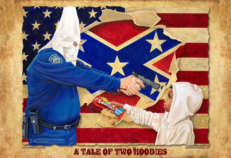 eBay pulls anti-racist painting, sells G. Zimmerman one instead